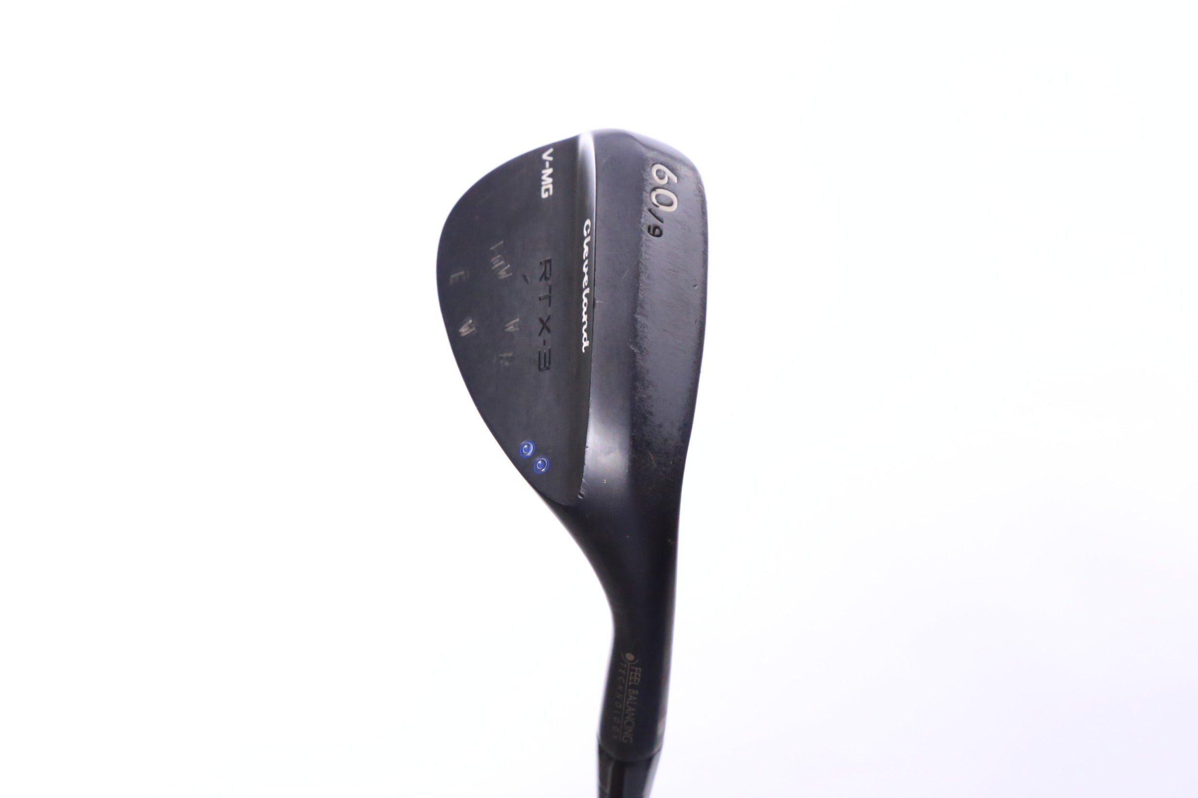Used Cleveland RTX-3 Black Satin Lob Wedge - Right-Handed - 60 Degrees - Stiff Flex-Next Round