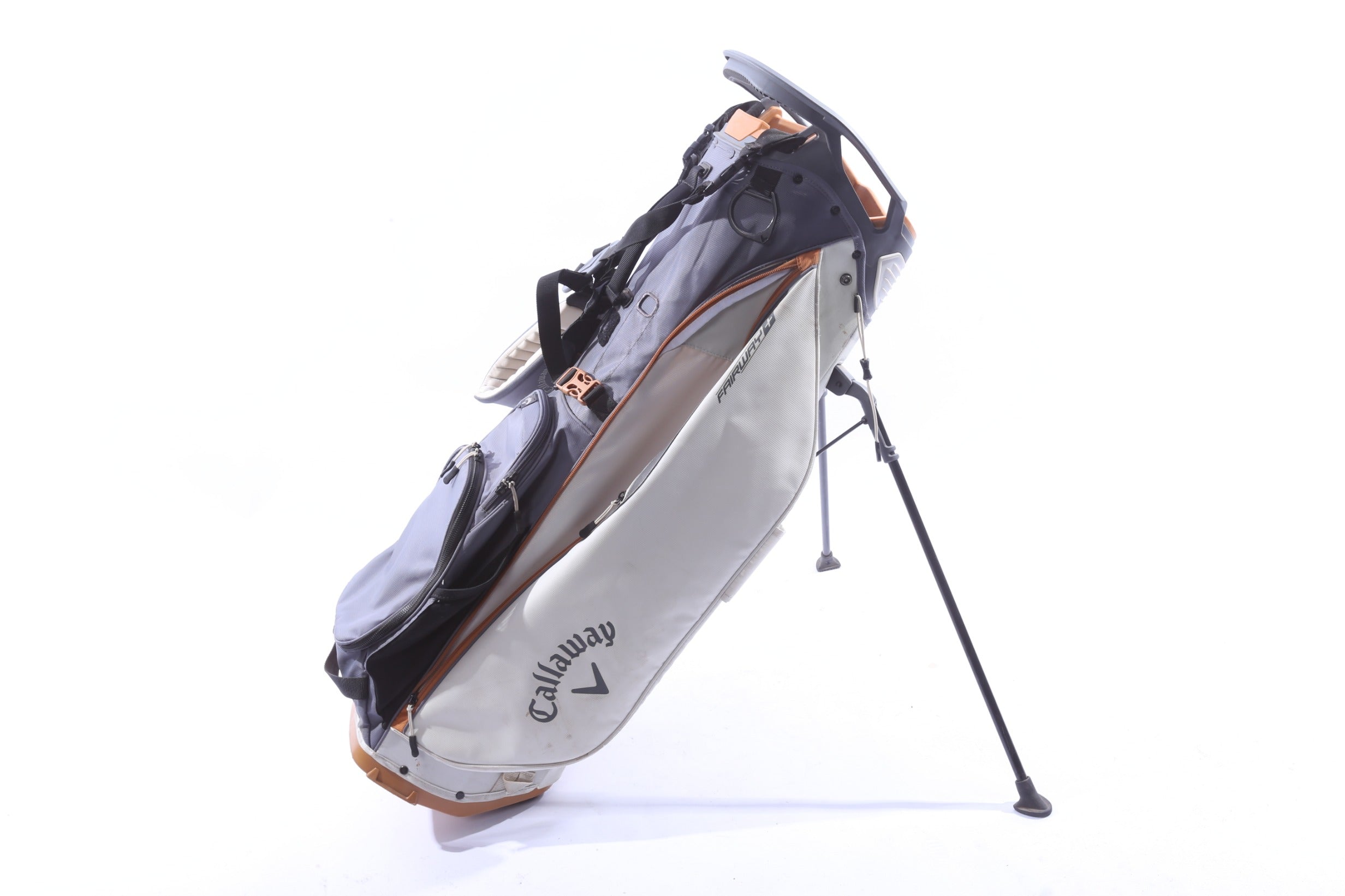 Used Callaway 2022 Fairway Plus Multicolor Stand Bag - 5-Way - 5 Pockets - Rain Cover Not Included-Next Round