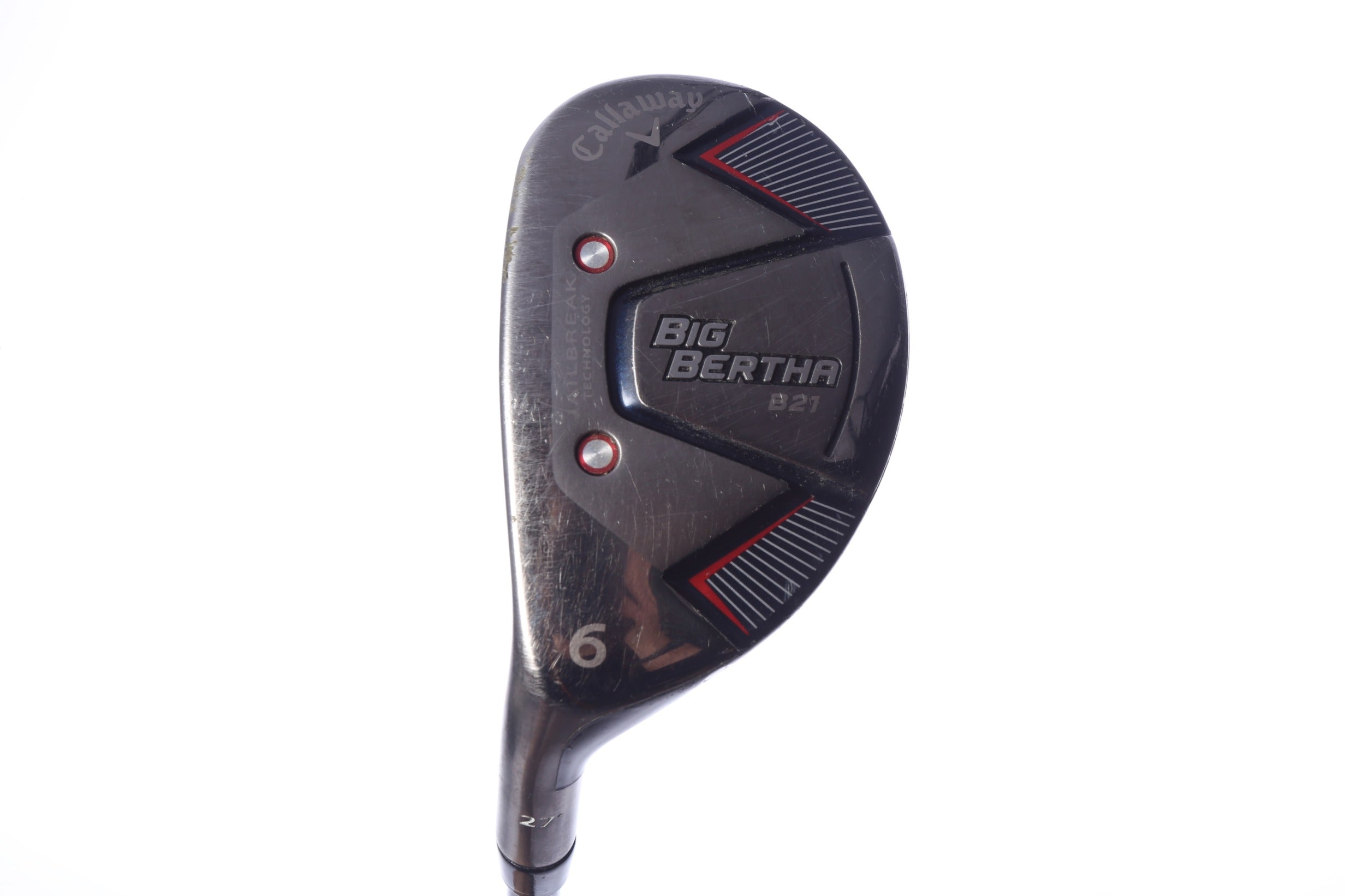 Used Callaway Big Bertha B21 6H Hybrid - Left-Handed - 27 Degrees - Seniors Flex-Next Round