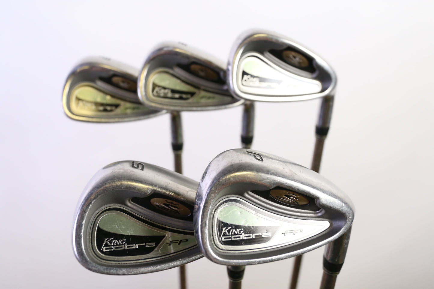 Used Cobra FP Iron Set - Right-Handed - 7-PW, SW - Seniors Flex-Next Round