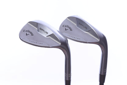 Used Callaway Opus Platinum Chrome Wedge Set - Right-Handed - 56*, 60* - Wedge Flex-Next Round