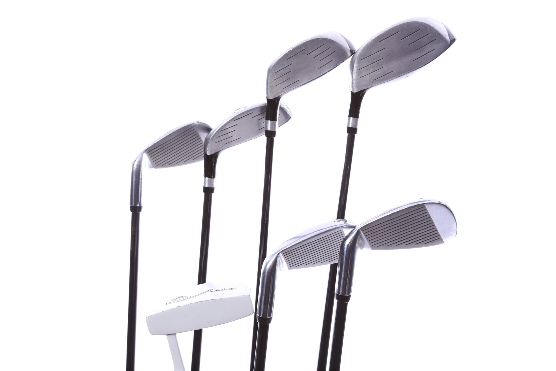Used MacGregor Tourney MT JR Kids Set - Right-Handed - 1W, 3W, 4H, 5I, 7I, 9I, Putter - Youth Flex-Next Round