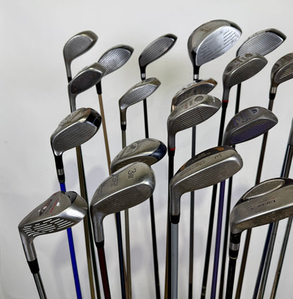 Wholesale Lot of 24 Golf Clubs -Drivers, Fairway, and Hybrids Assorted-Next Round