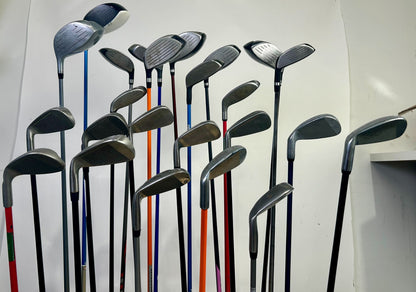 Wholesale lot of 24 Golf Clubs - Right and Left- Handed Kids Clubs- Ping-Next Round