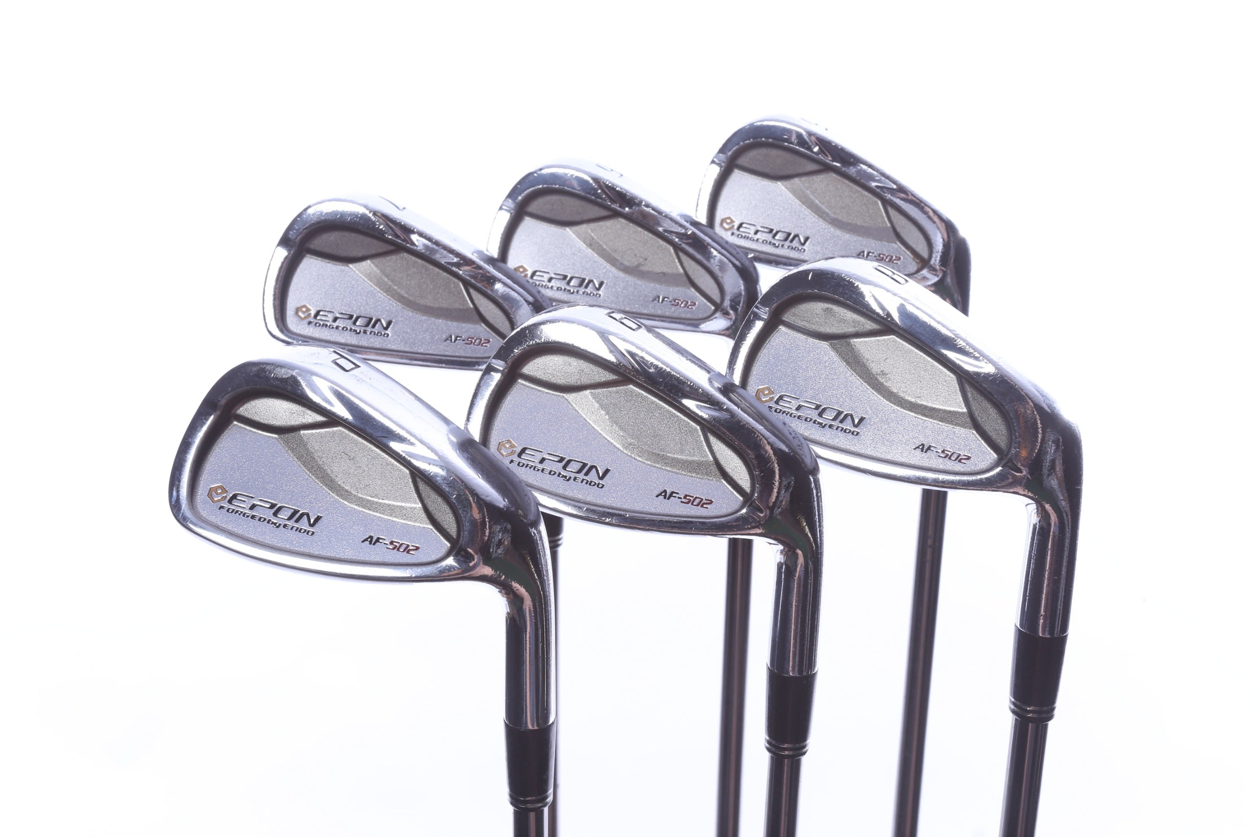 Used Epon AF-502 Iron Set - Right-Handed - 5-PW - Seniors Flex-Next Round