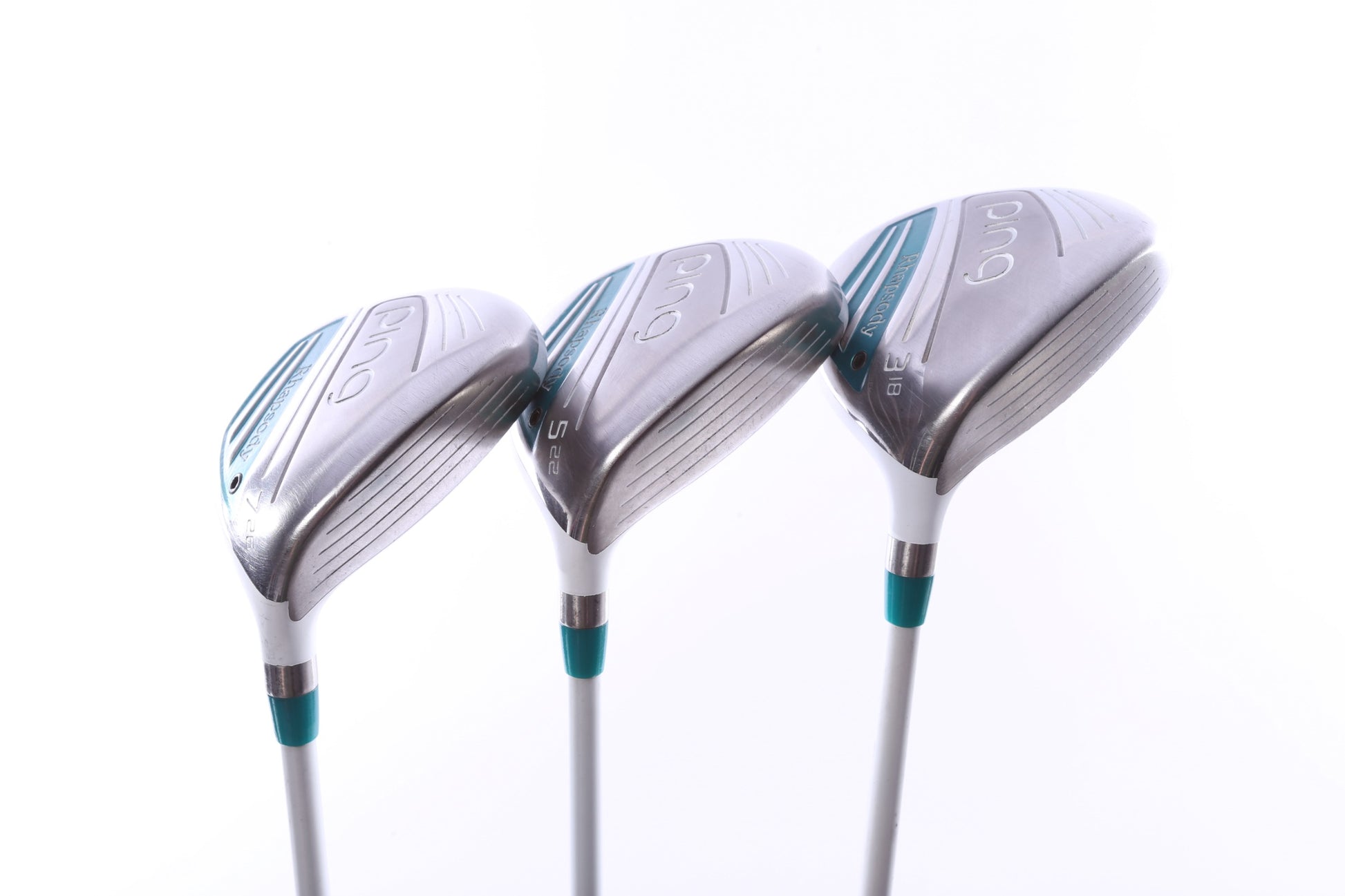 Used Ping Rhapsody 2015 Wood Set - Right-Handed - 3W, 5W, 7W - Ladies Flex-Next Round