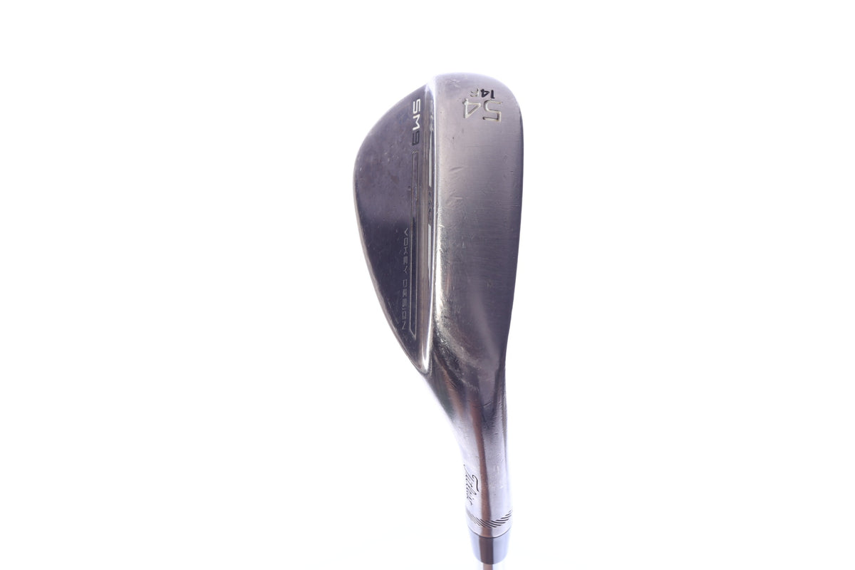 Used Titleist Vokey SM9 Brushed Steel Sand Wedge - Right-Handed - 54 Degrees - Regular Flex-Next Round