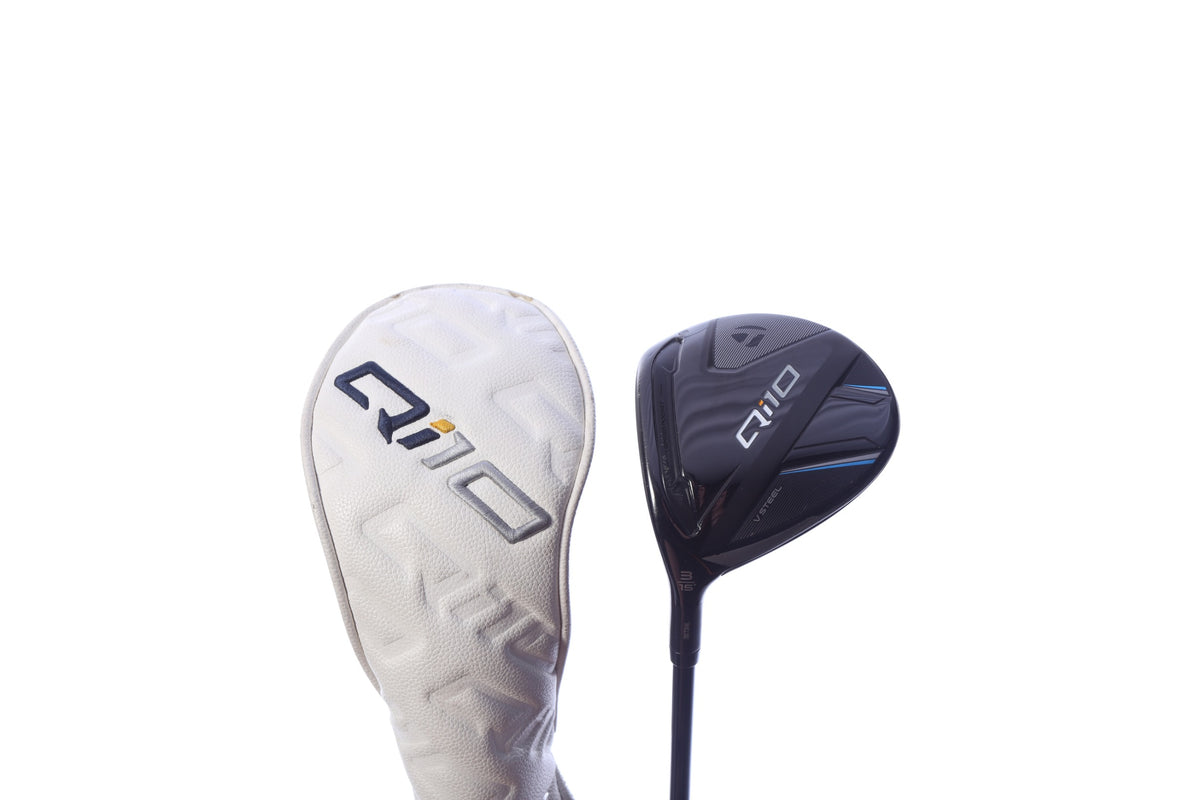 Used TaylorMade Qi10 3-Wood - Left-Handed - 15 Degrees - Stiff Flex-Next Round