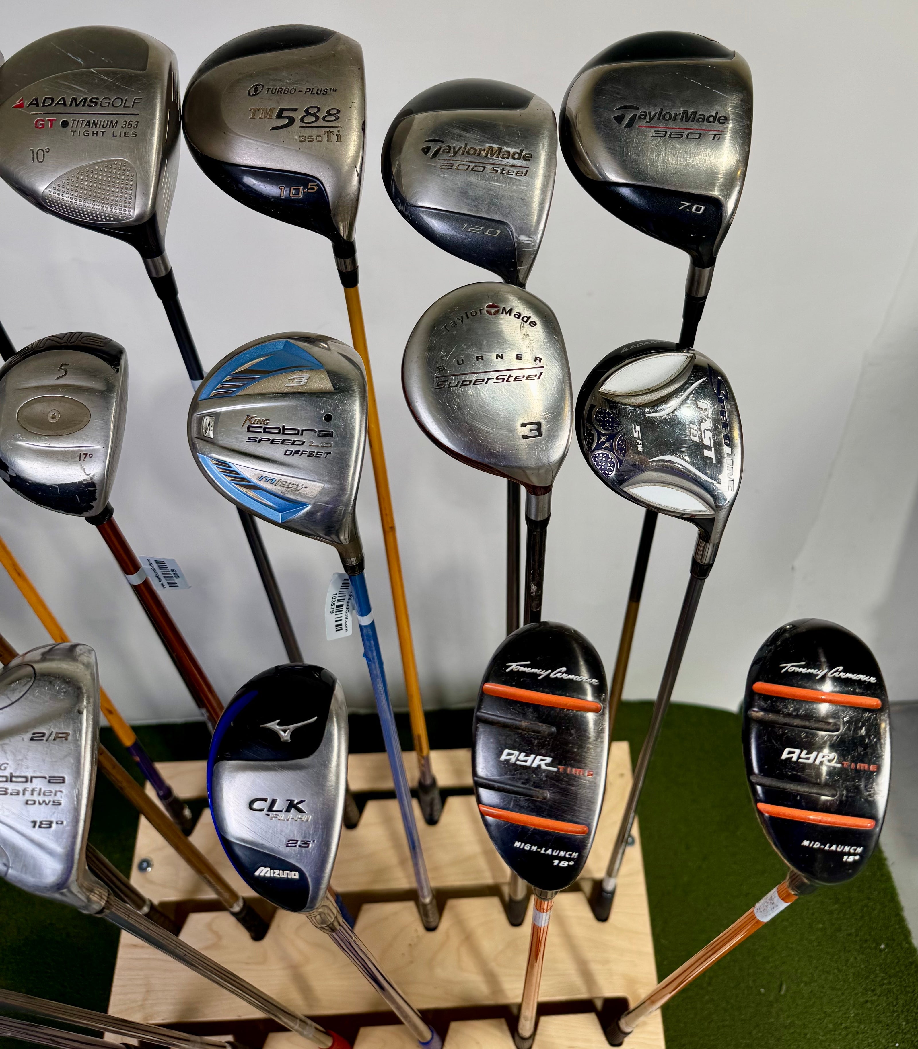 Wholesale Lot of 24 Golf Clubs - Drivers, Woods, Hybrids and Single Irons-Next Round