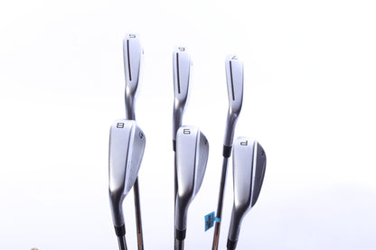 Used TaylorMade 2021 P790 Iron Set - Left-Handed - 5-PW - Stiff Flex