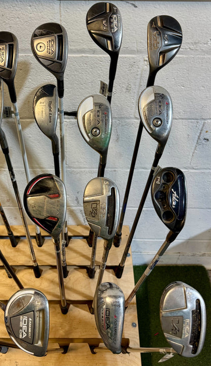 Wholesale Lot of 45 Golf Clubs - Adams Hybrids-Next Round