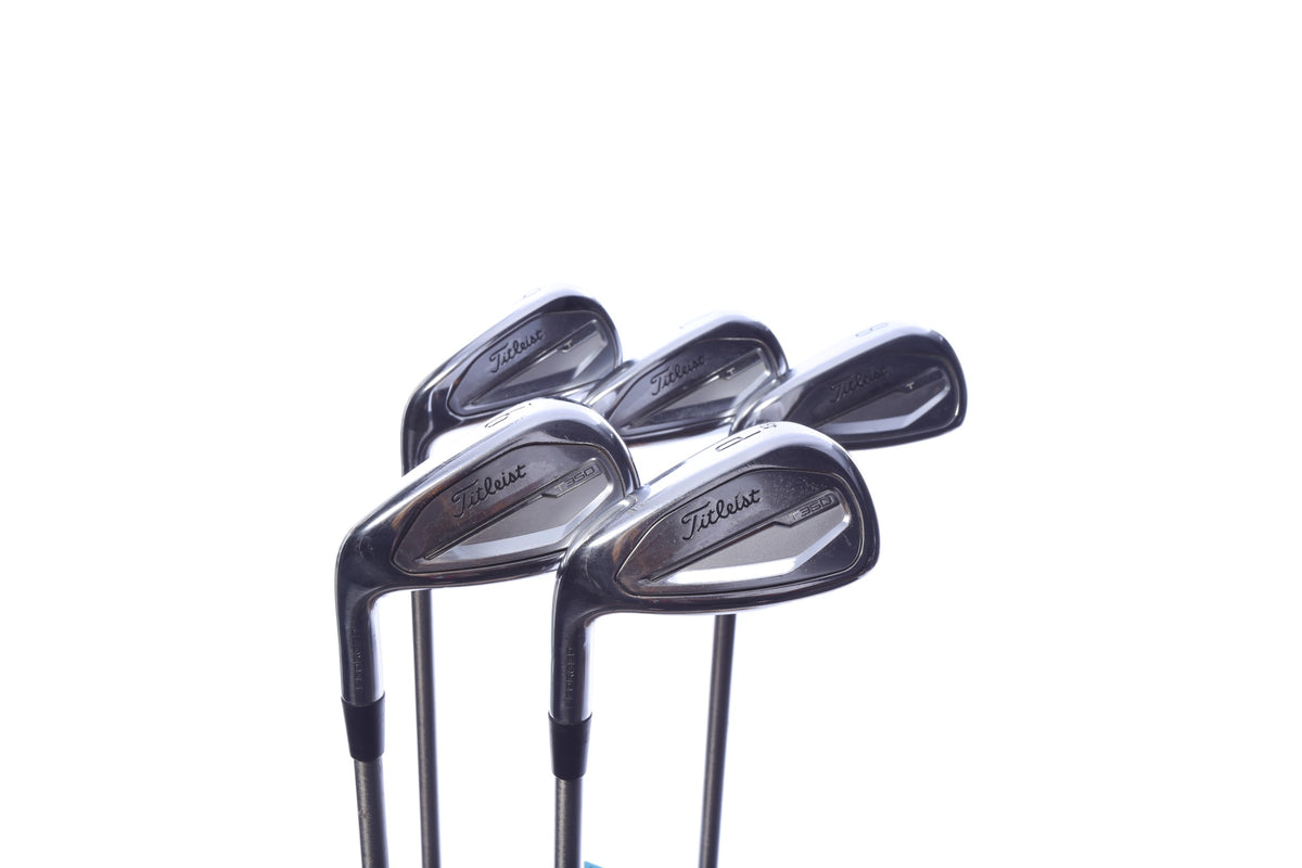 Used Titleist 2023 T350 Iron Set - Left-Handed - 6-PW - Stiff Flex-Next Round