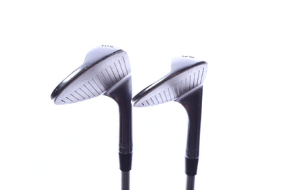 Used Callaway JAWS Raw Chrome Wedge Set - Left-Handed - 52*, 56* - Regular Flex