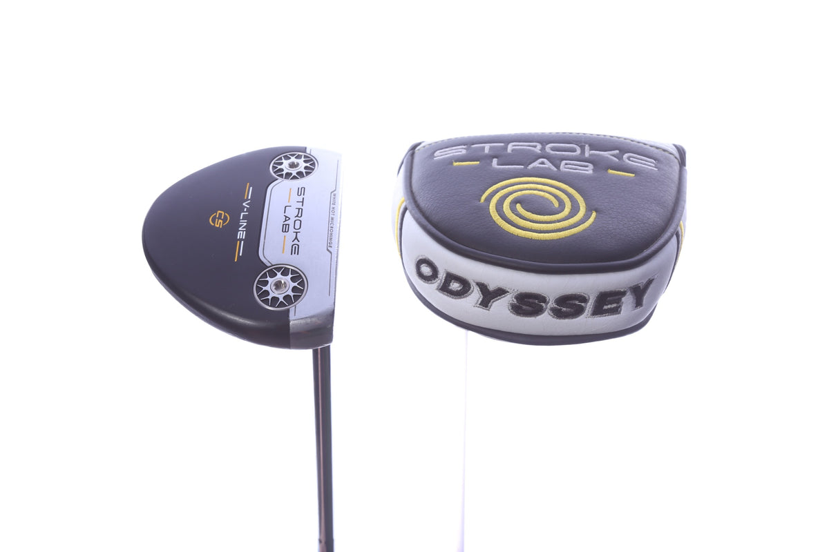 Used Odyssey Stroke Lab V-Line CS Putter - Right-Handed - 34 in - Mallet-Next Round
