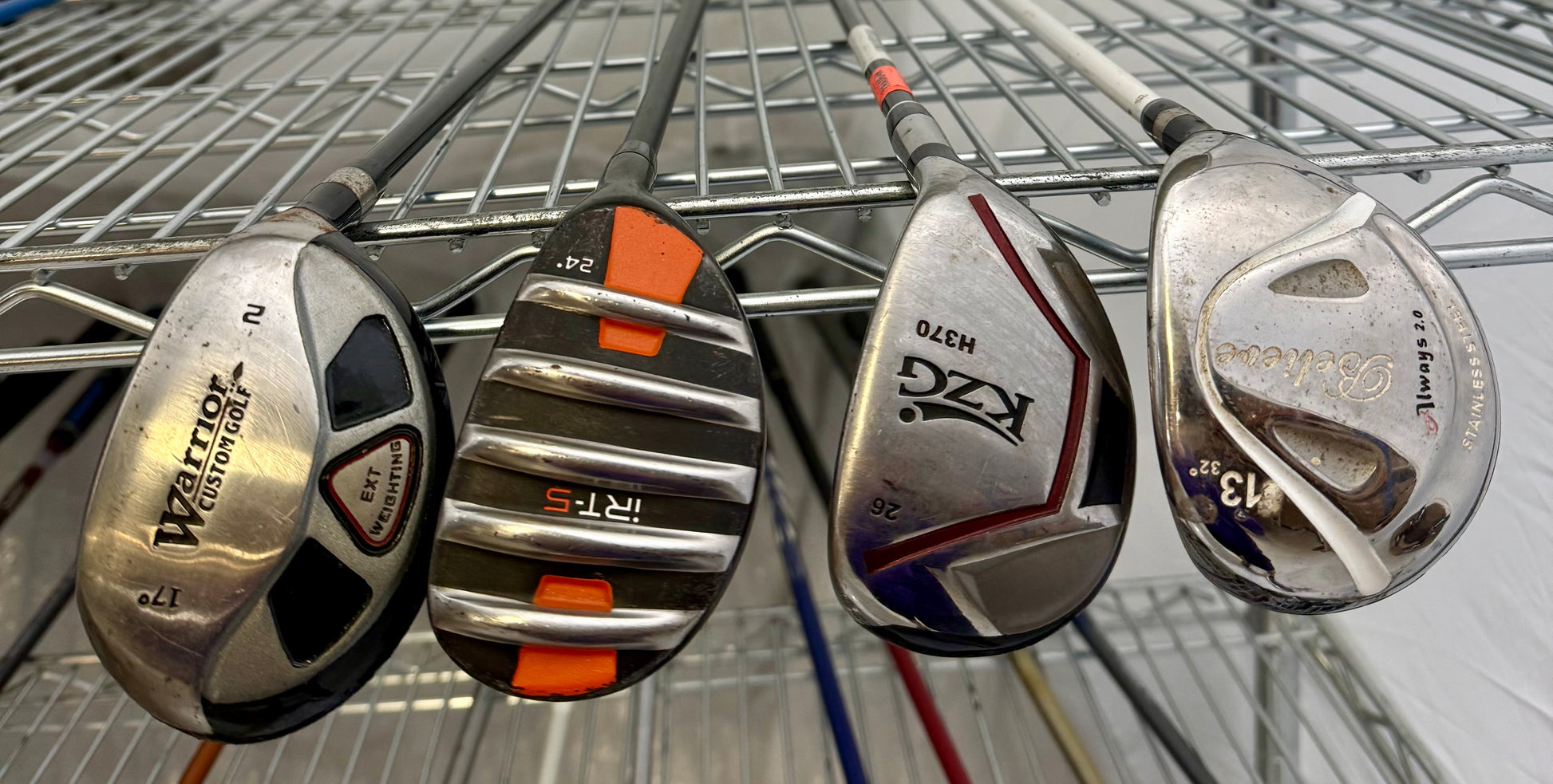 Wholesale Lot of 40 Golf Clubs - Assorted Hybrids-Next Round