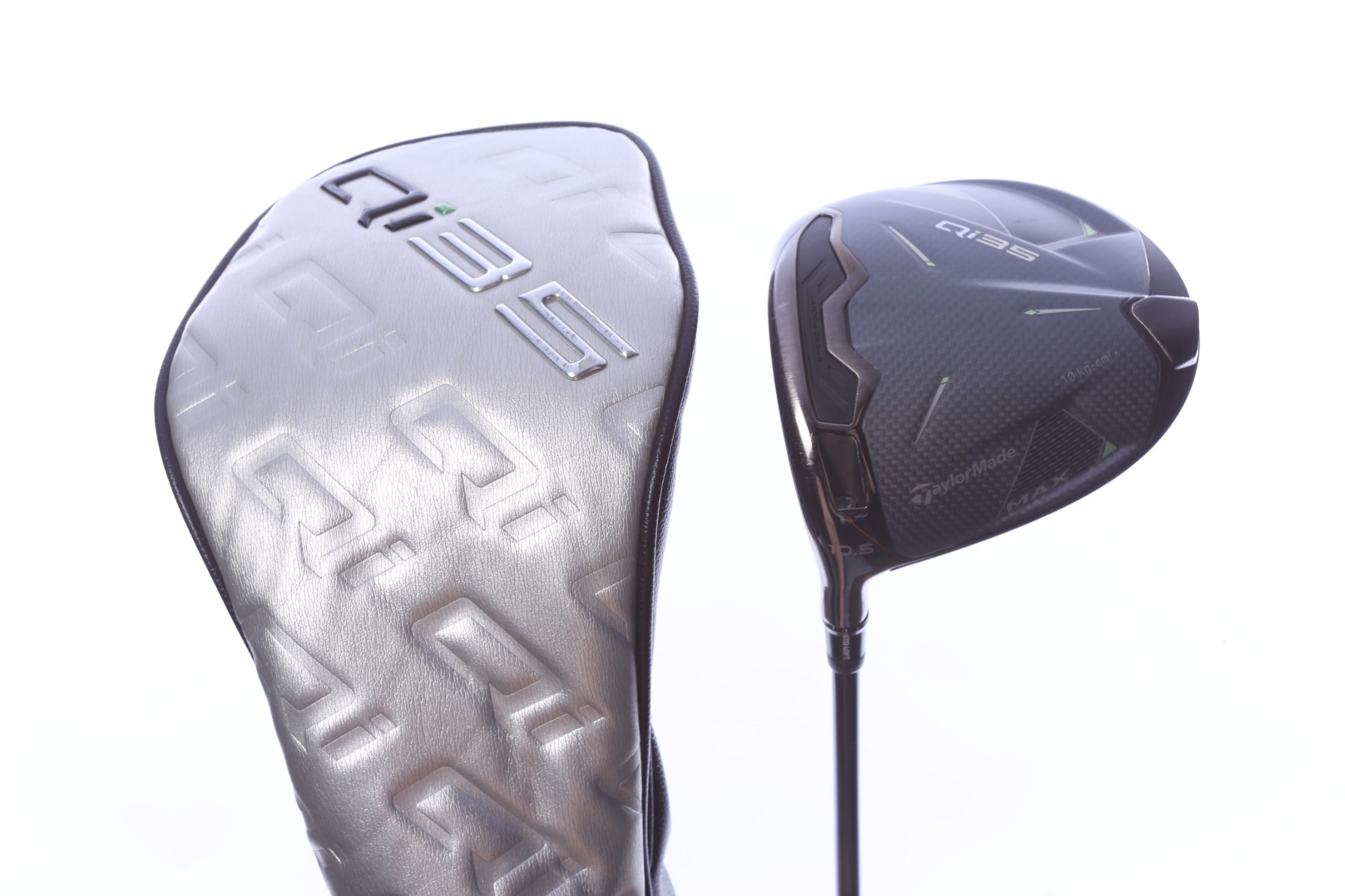 Used TaylorMade Qi35 MAX Driver - 10.5 Degrees - Stiff Flex Mitsubishi TENSEI AV Blue - Left-Handed-Next Round