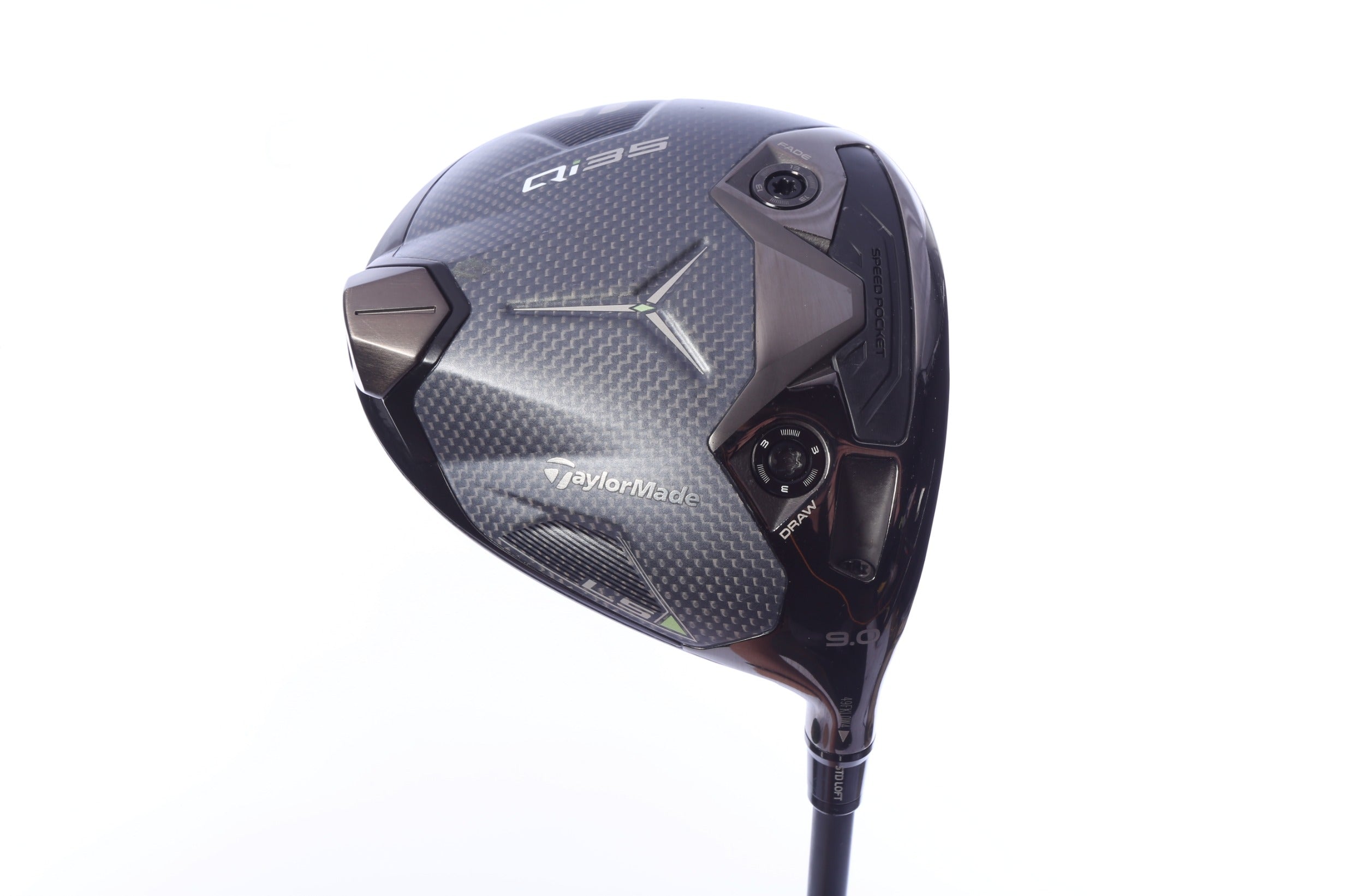 Used TaylorMade Qi35 LS Driver - 9 Degrees - Stiff Flex Project X Hzrdus Smoke - Right-Handed