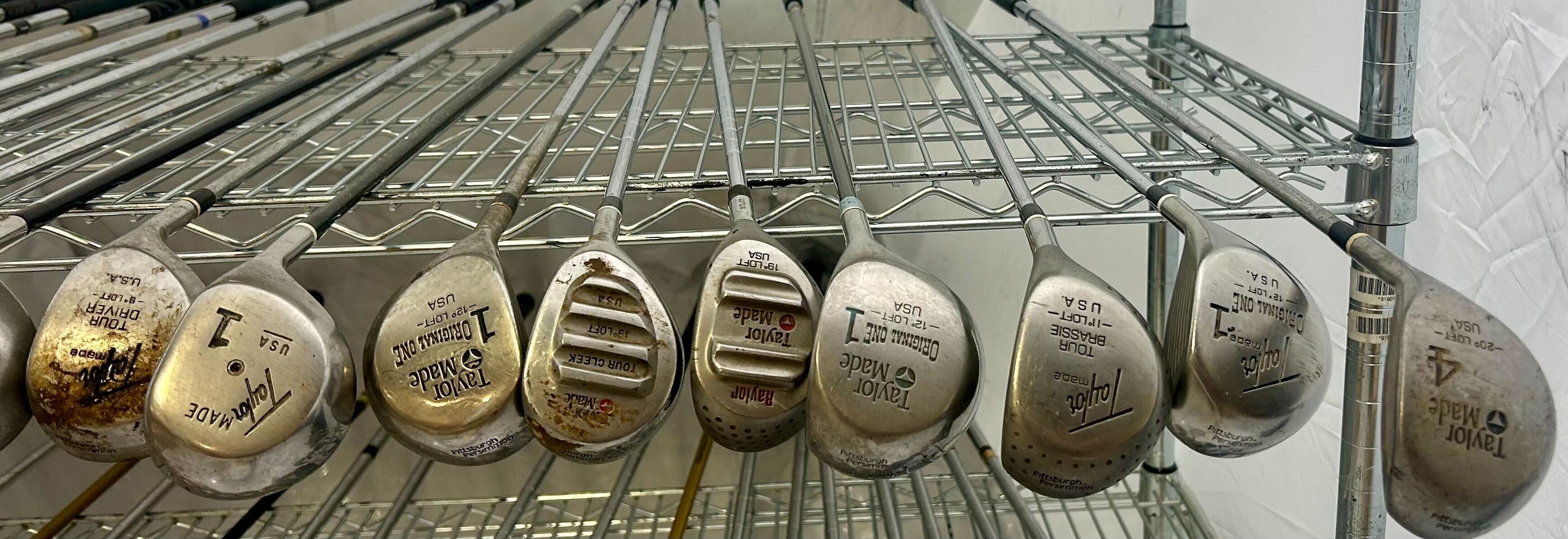 Wholesale Lot of 35 Golf Clubs - Taylormade Assorted Drivers and Fairway Woods-Next Round