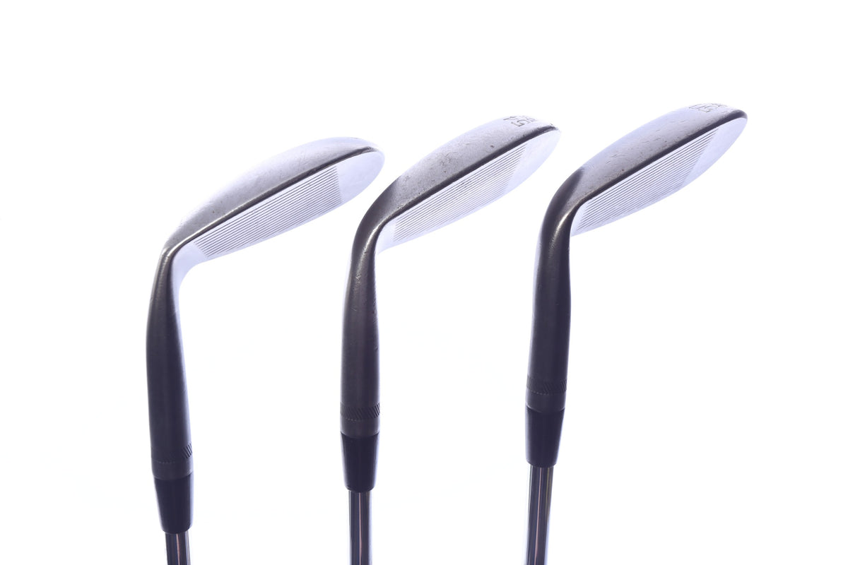 Used Titleist Vokey SM8 Jet Black Wedge Set - Right-Handed - 50*, 54*, 60* - Wedge Flex