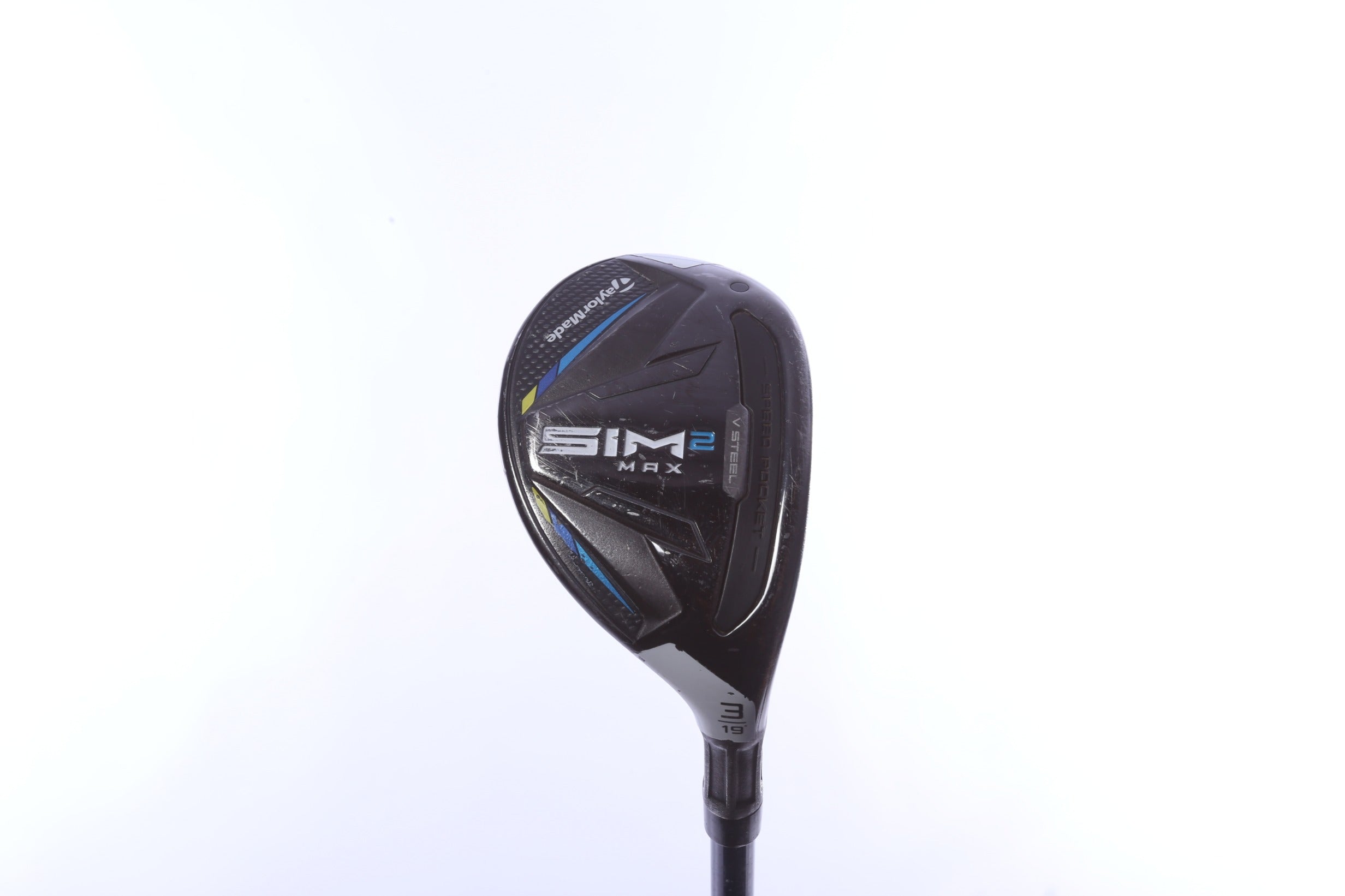 Used TaylorMade SIM2 MAX Rescue 3H Hybrid - Right-Handed - 19 Degrees - Stiff Flex-Next Round