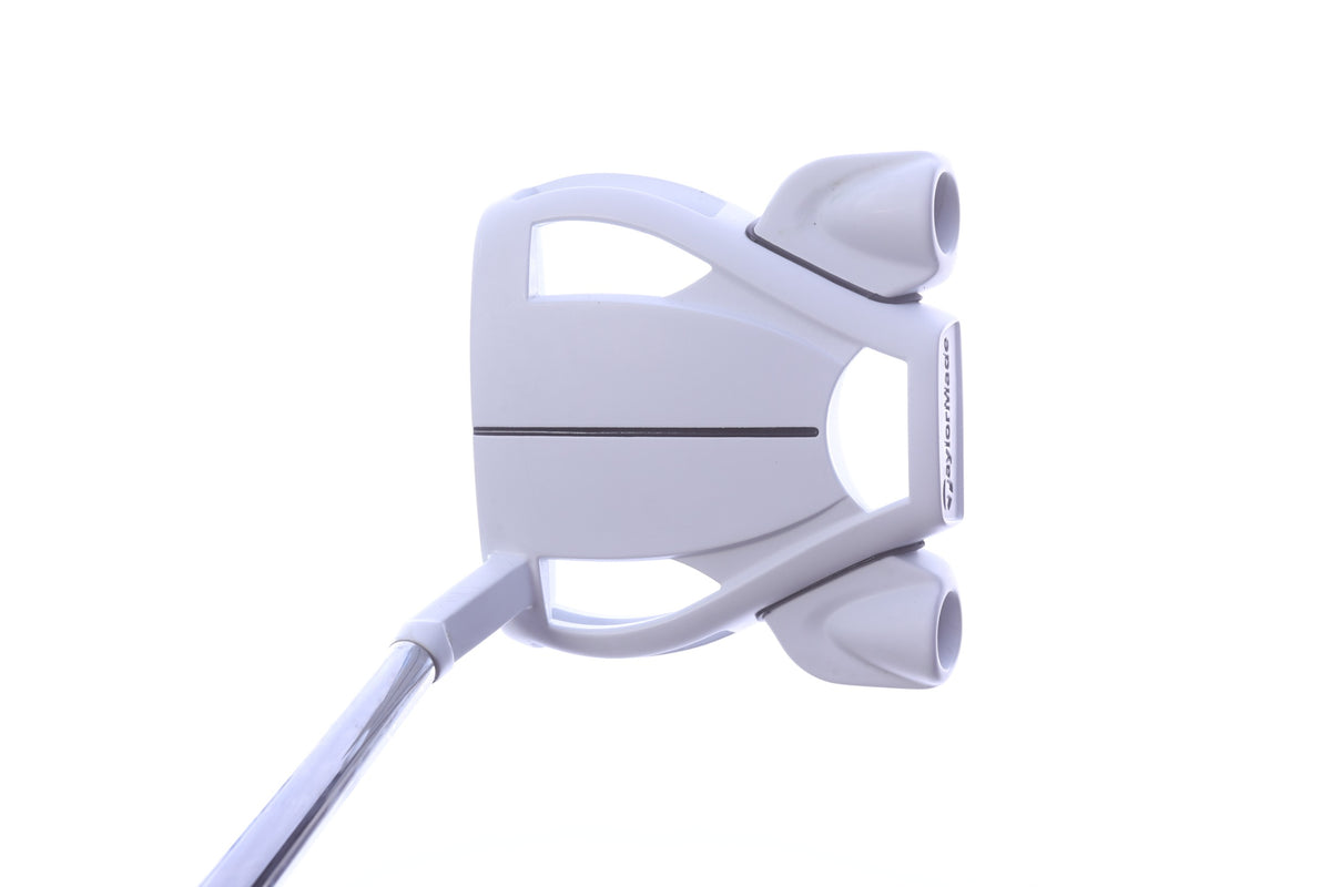 Used TaylorMade Spider Ghost White Small Slant Putter - Right-Handed - 33 in - Mallet