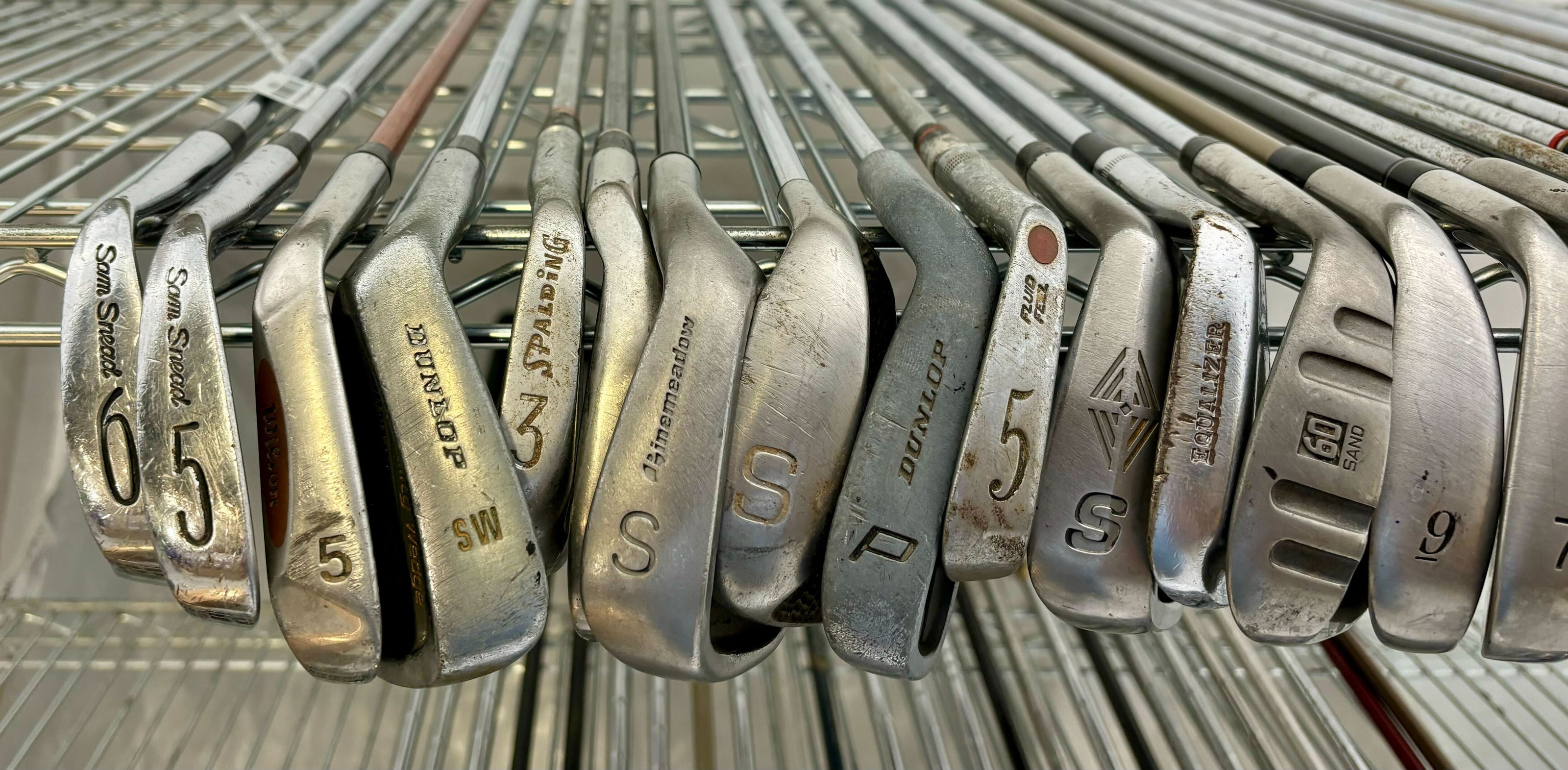 Wholesale Lot of 50 Golf Clubs - Assorted Irons and Wedges-Next Round