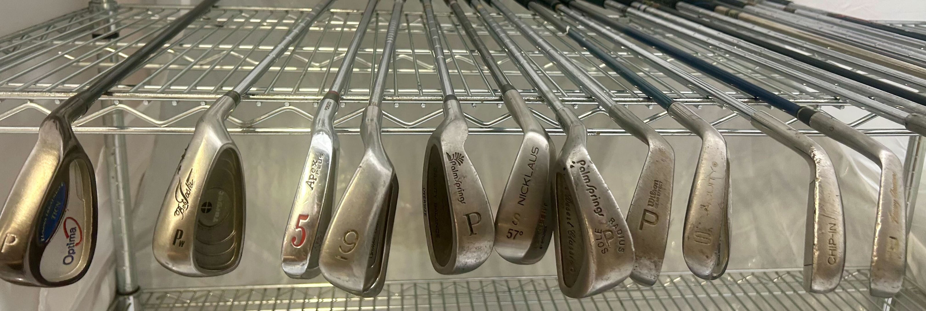 Wholesale Lot of 50 Golf Clubs - Right and Left-Handed - Wilson assorted Irons-Next Round