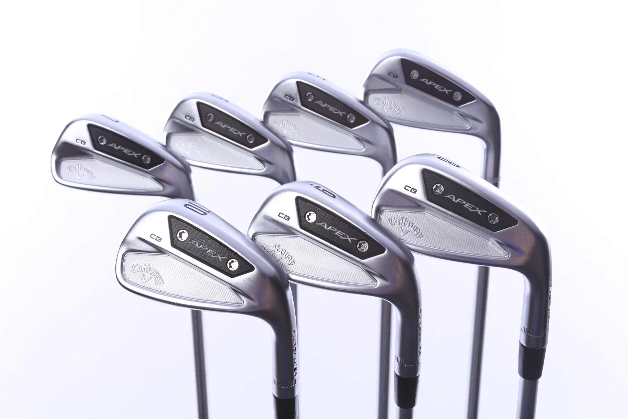Used Callaway Apex CB 24 Iron Set - Right-Handed - 4-10 (PW) - Stiff Flex-Next Round