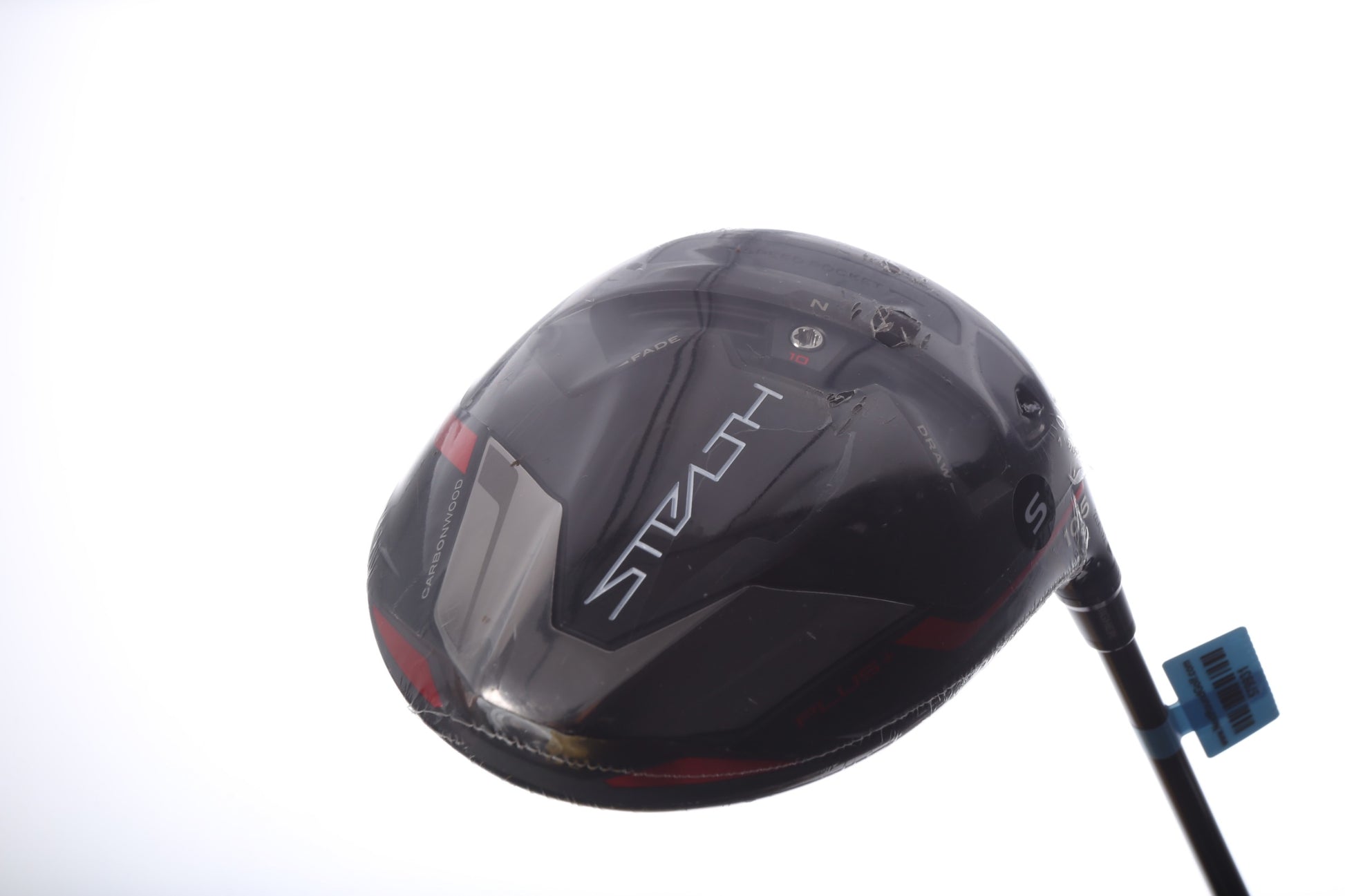 Used TaylorMade STEALTH PLUS Driver - 10.5 Degrees - Stiff Flex Project X Hzrdus RDX Smoke Red - Right-Handed-Next Round