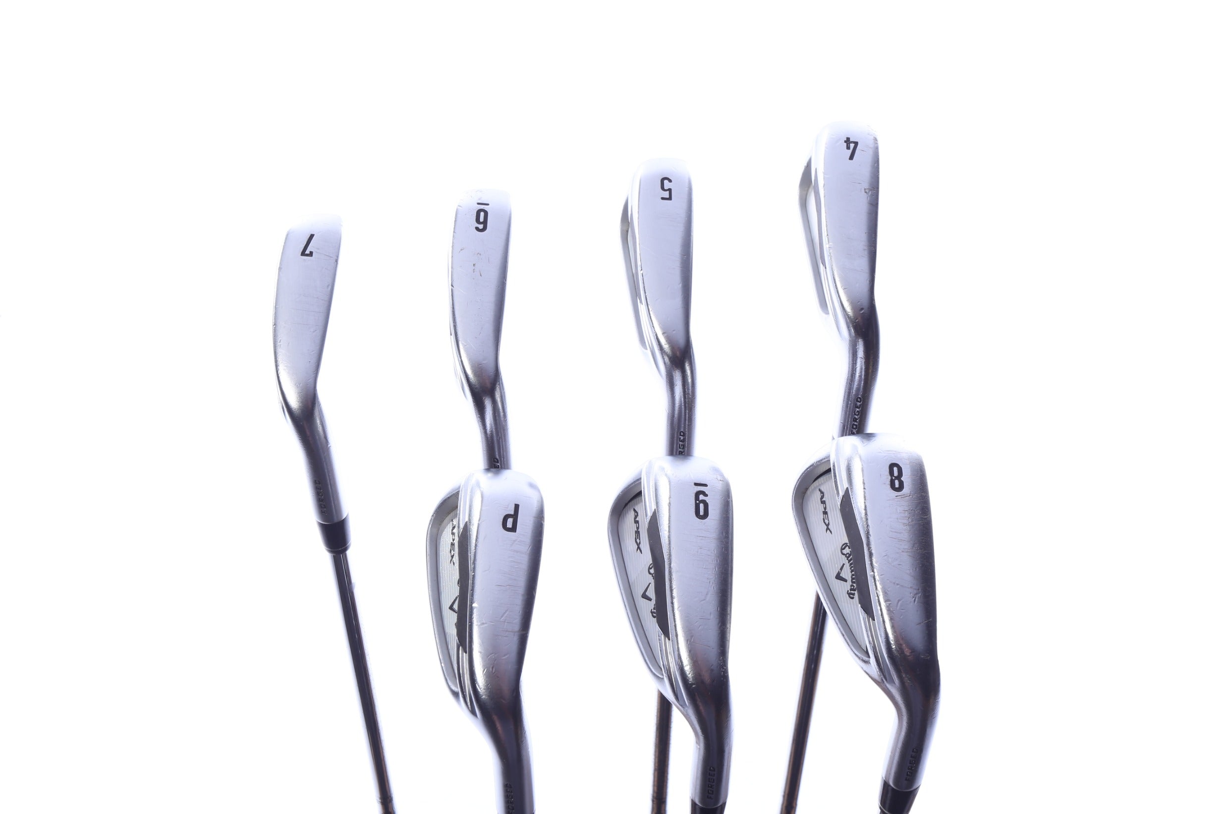 Used Callaway Apex Forged Iron Set - Right-Handed - 4-PW - Stiff Flex-Next Round