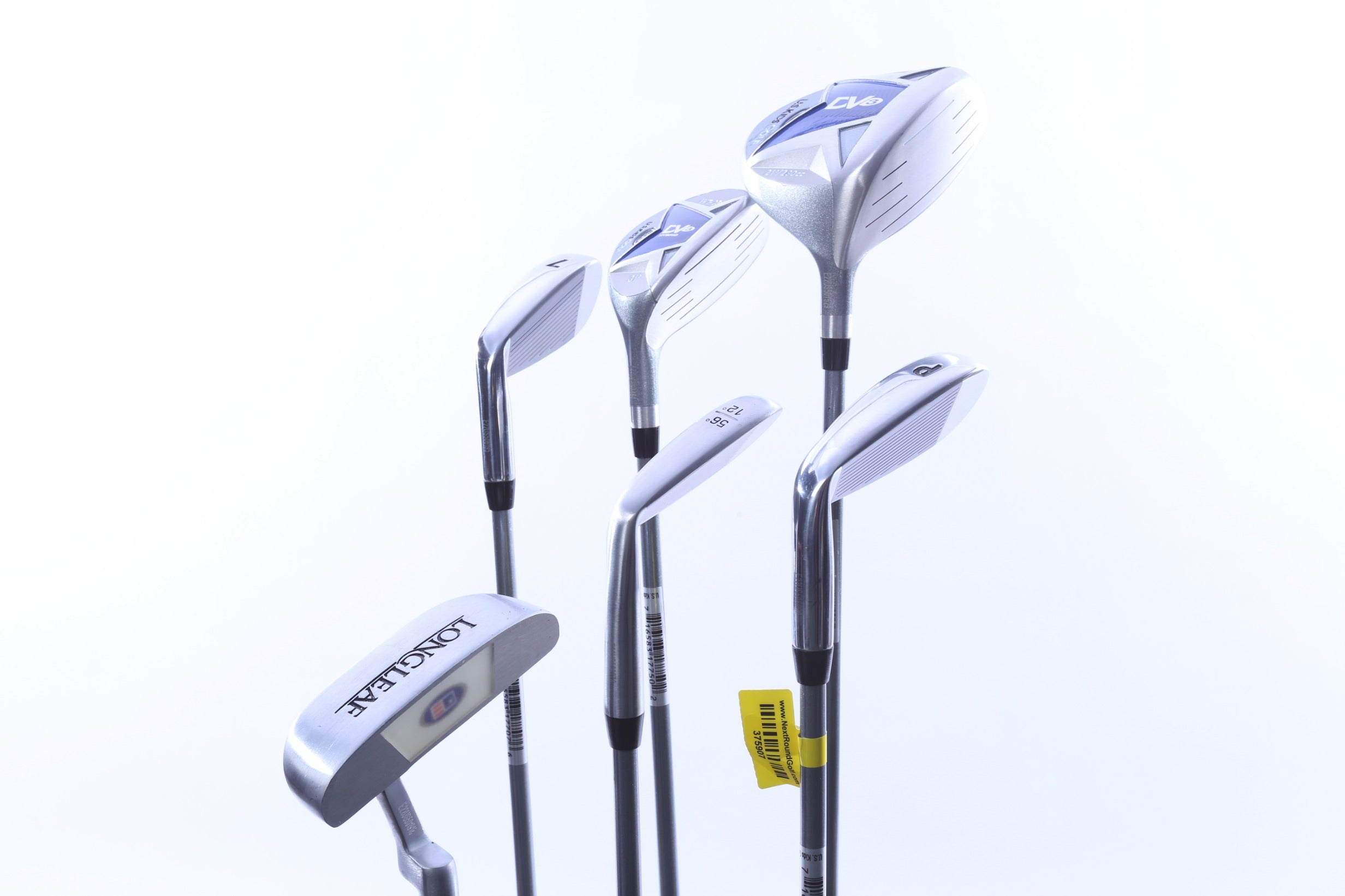 Used Us Kids Golf U/L 45 Grey/Blue Kids Set - Right-Handed - Driver, 4H, 7i,PW, 56*, Putter - Youth Flex-Next Round