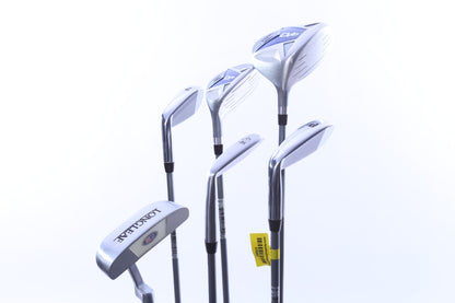 Used Us Kids Golf U/L 45 Grey/Blue Kids Set - Right-Handed - Driver, 4H, 7i,PW, 56*, Putter - Youth Flex-Next Round
