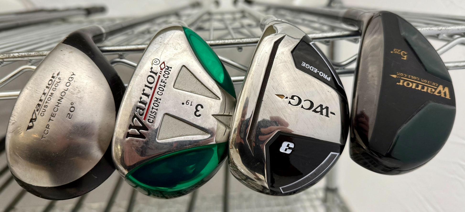 Wholesale Lot of 30 Warrior Hybrids & Fairway Woods-Next Round
