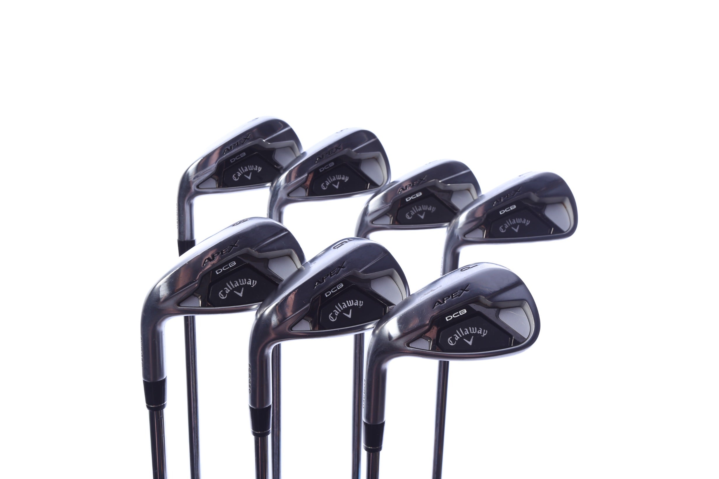 Used Callaway Apex DCB Iron Set - Left-Handed - 4-PW - Stiff Flex