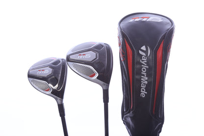 Used TaylorMade M6 Wood Set - Right-Handed - 3W, 5W - Regular Flex