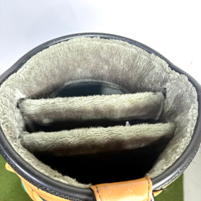 Belding's Sports Golf Bag - 9 pockets and 3 dividers. Green, Brown and Grey.-Next Round