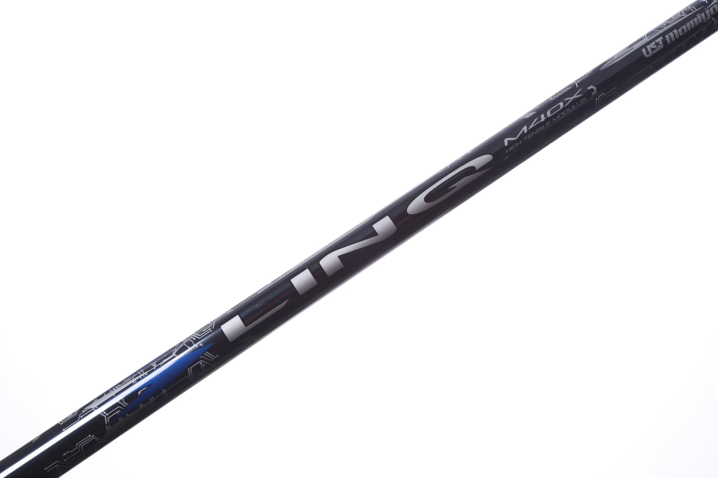 Used Ust Mamiya Lin-Q M40X Blue Fairway Wood Shaft Regular Flex Graphite - 41 in - Cobra MyFly Adapter-Next Round