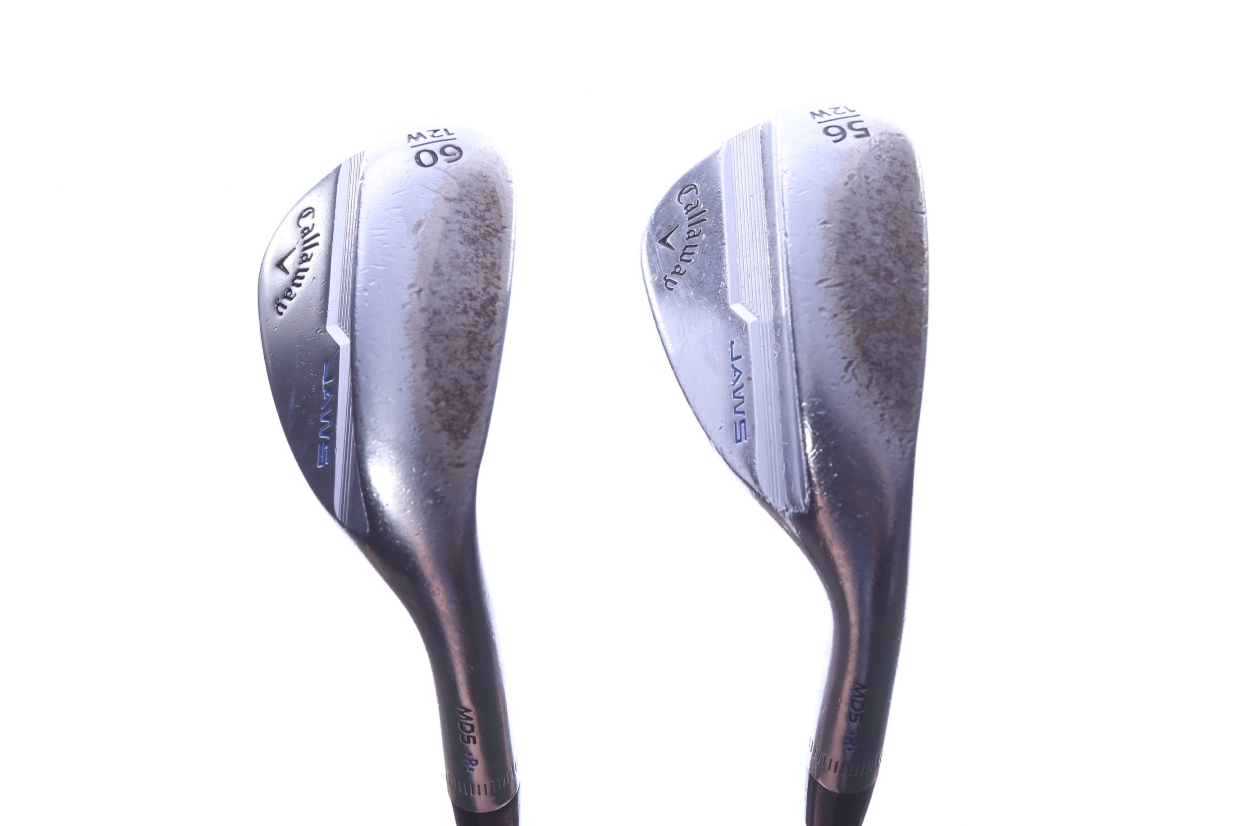 Used Callaway MD5 JAWS Chrome Wedge Set - Right-Handed - 56*, 60* - Regular Flex-Next Round