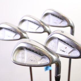 Used TaylorMade rac OS Iron Set - Right-Handed - 6-PW - Stiff Flex-Next Round