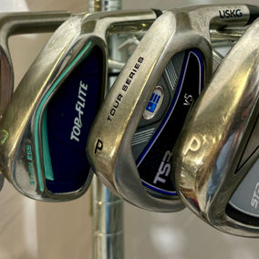 Wholesale Lot of 50 Golf Clubs - Assorted Irons and Wedges-Next Round