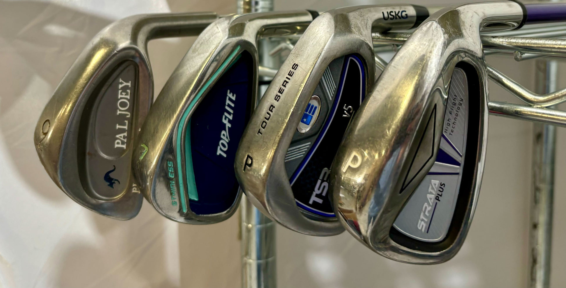 Wholesale Lot of 50 Golf Clubs - Assorted Irons and Wedges-Next Round