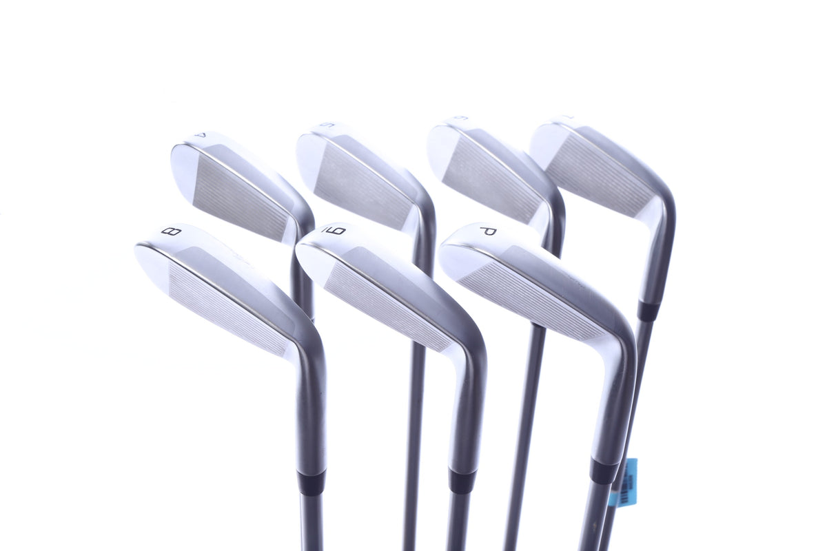Used Cobra King Forged TEC One Length 2020 Iron Set - Left-Handed - 4-PW - Regular Flex