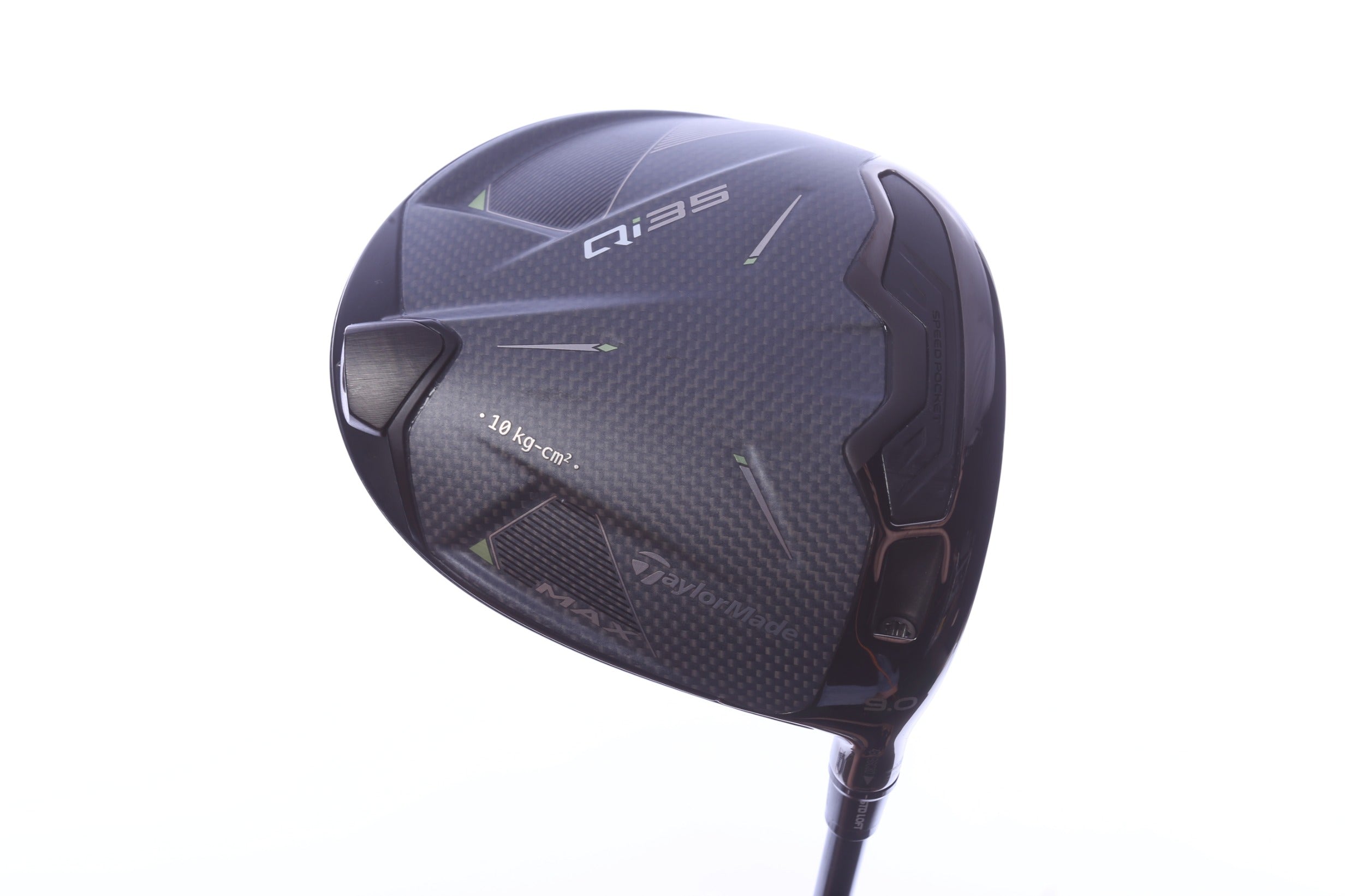 Used TaylorMade Qi35 MAX Driver - 9 Degrees - Stiff Flex Project X HZRDUS RDX Smoke - Right-Handed-Next Round