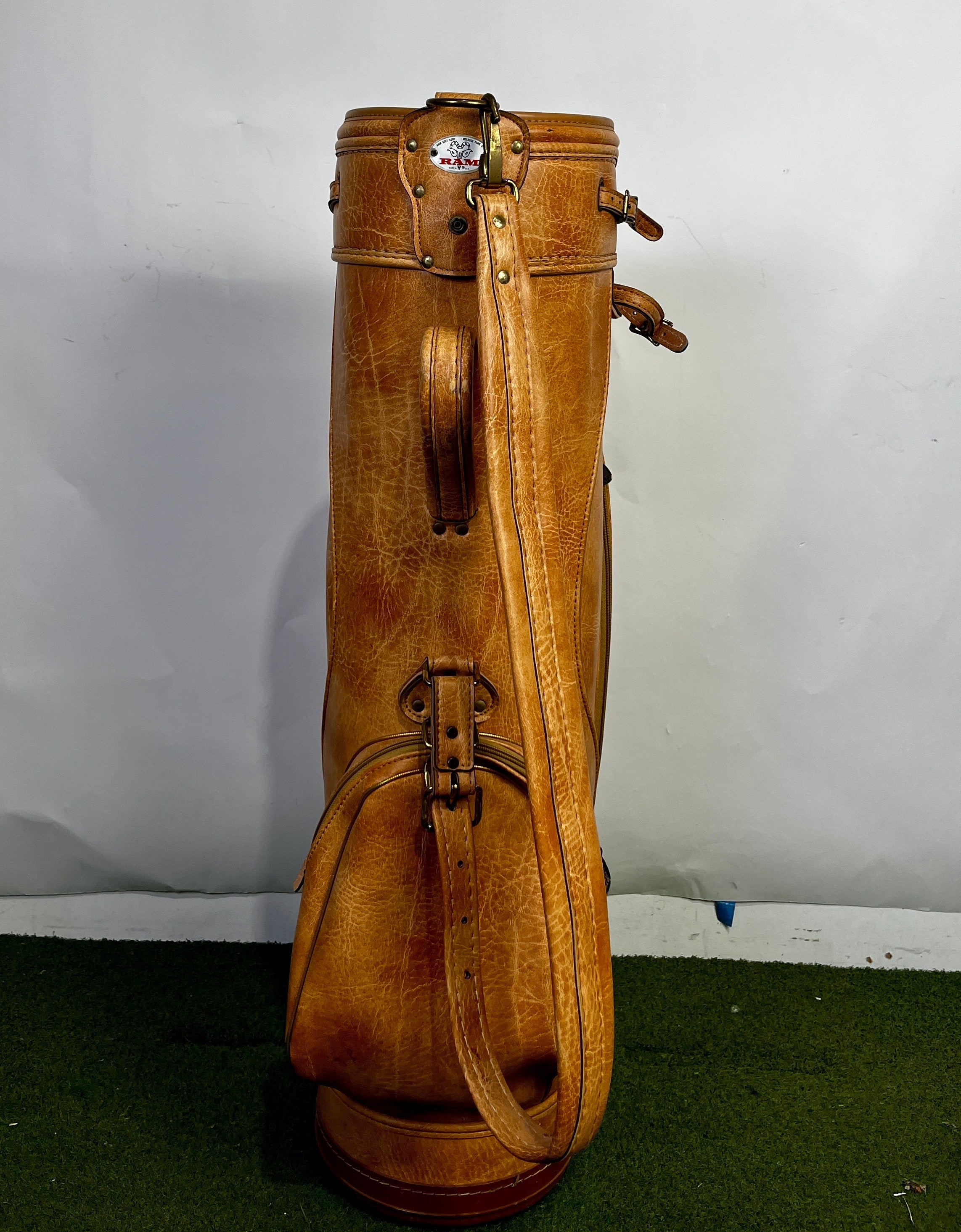 Ram Golf Bag - 3 Dividers 3 Pockets- Tan-Next Round