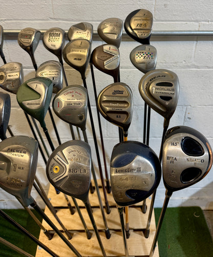 Wholesale Lot of 30 Golf Clubs - Assorted Drivers - Various Lofts/Lengths/Flexes