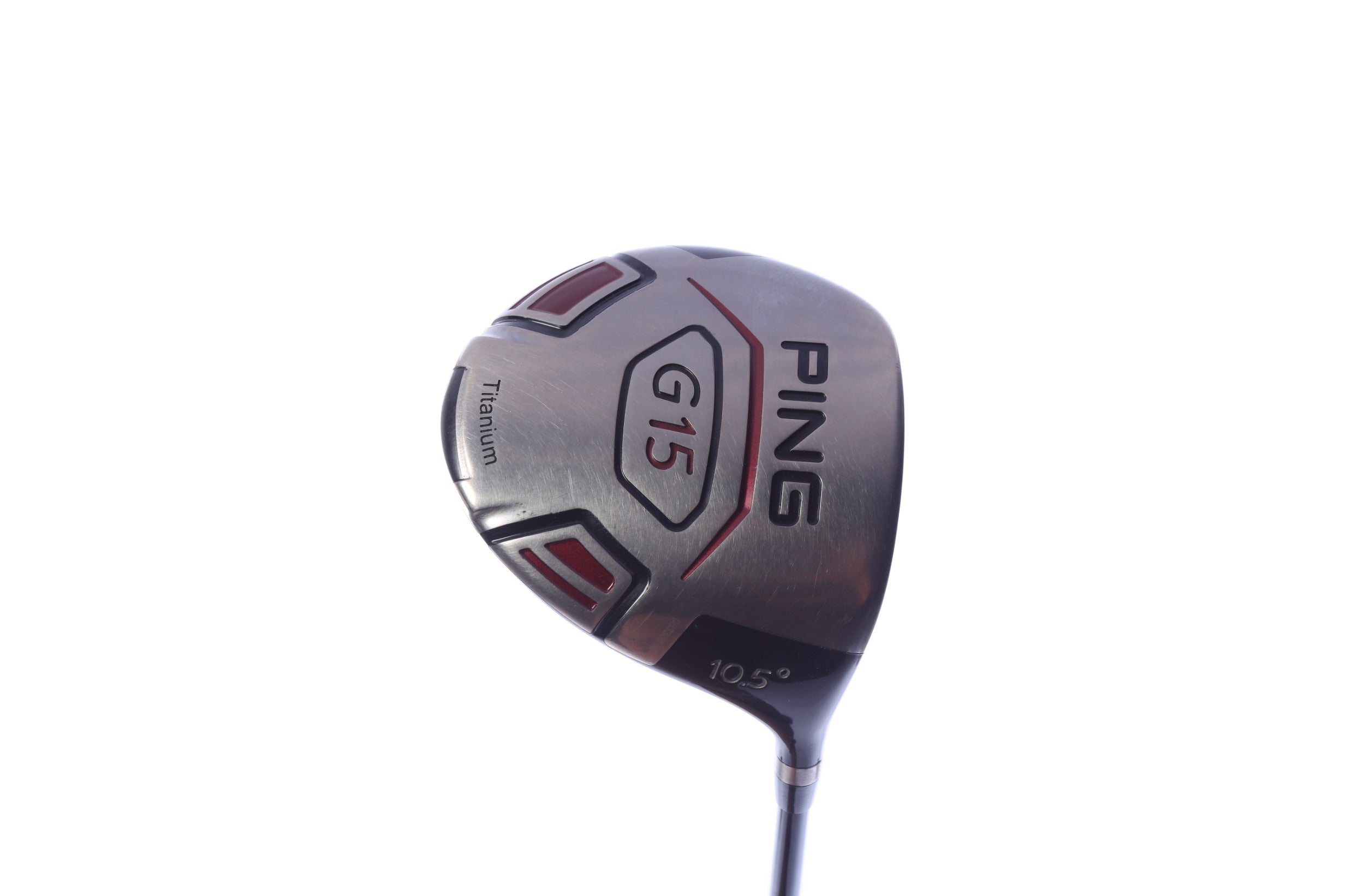 Used Ping G15 Driver - 10.5 Degrees - Stiff Flex Aldila Serrano - Right-Handed