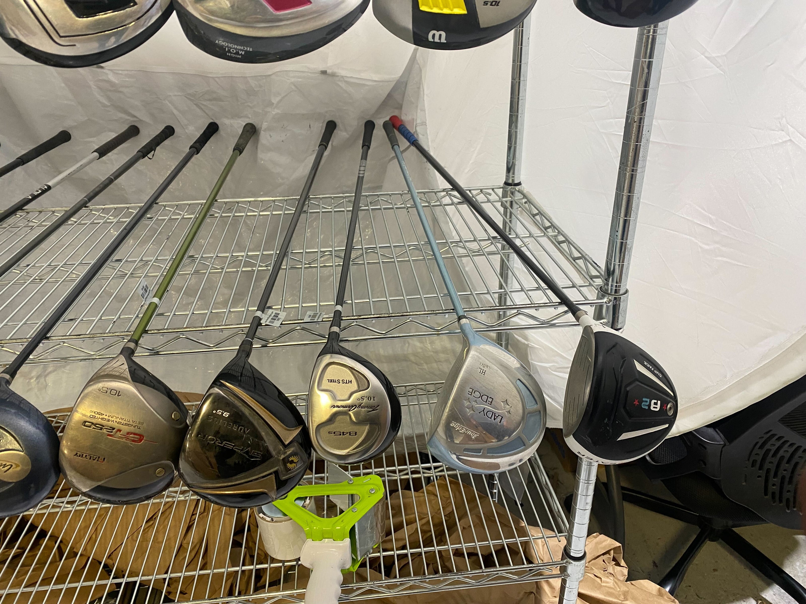 Wholesale Lot of 20 Golf Clubs - Assorted Drivers-Next Round