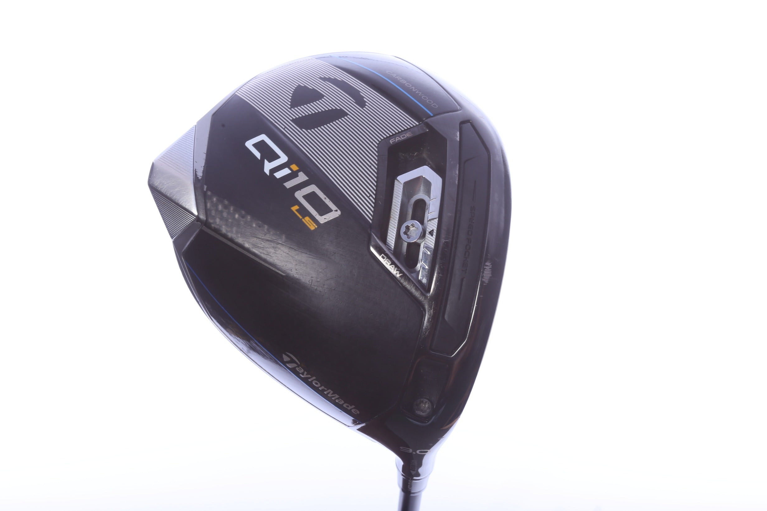 Used TaylorMade Qi10 LS Driver - 9 Degrees - Stiff Flex Aldila Rogue 110 MSI - Right-Handed