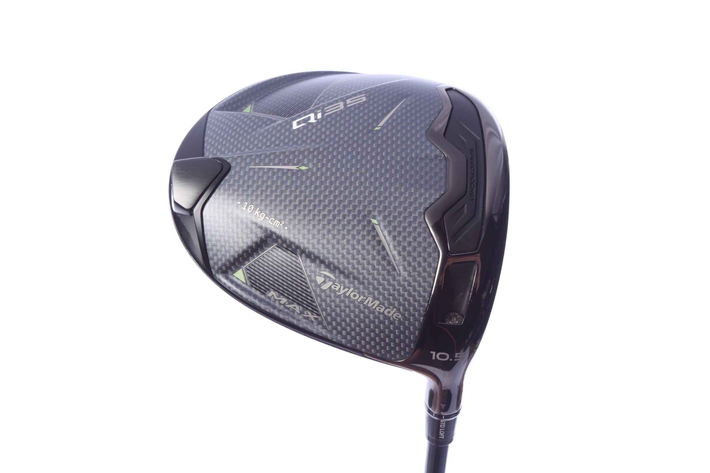Used TaylorMade Qi35 MAX Driver - 10.5 Degrees - Regular Flex Project X HZRDUS Smoke Red RDX - Right-Handed