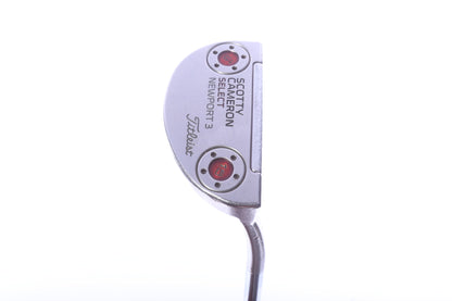 Used Titleist Scotty Cameron Select Newport 3 Putter - Right-Handed - 35 in - Mid-mallet